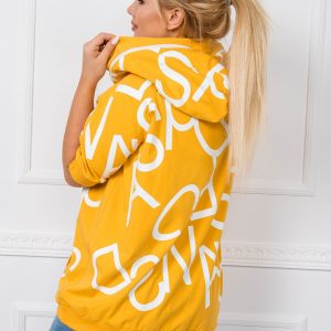 Dark Yellow Plus Size Sweatshirt Shawn