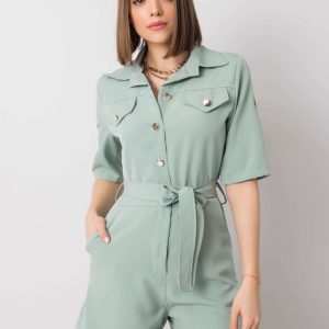 Francesca mint jumpsuit