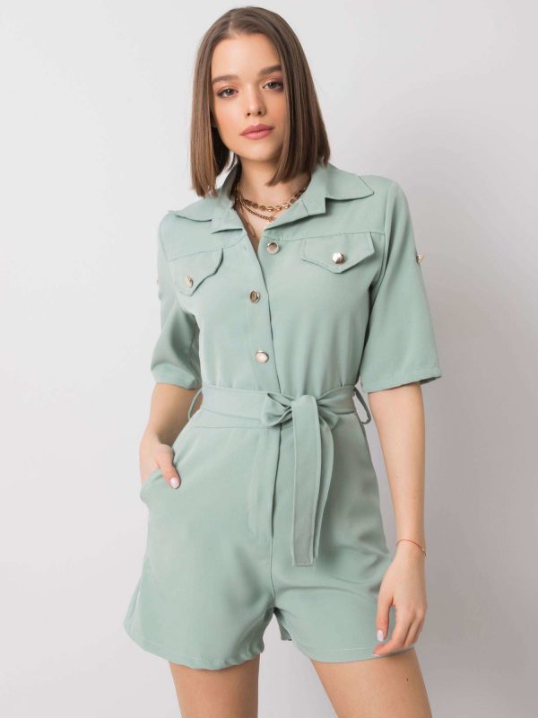 Francesca mint jumpsuit