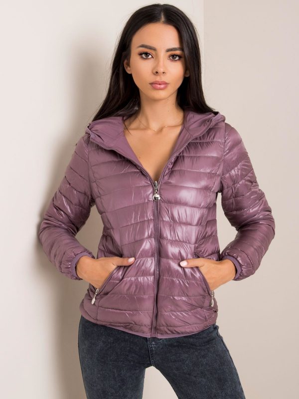 Dirty purple double-sided jacket Sonja