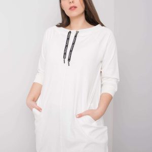 Ecru Cotton Dress Harriet