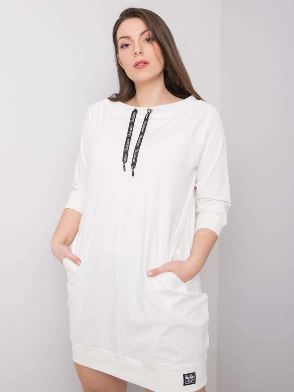 Ecru Cotton Dress Harriet