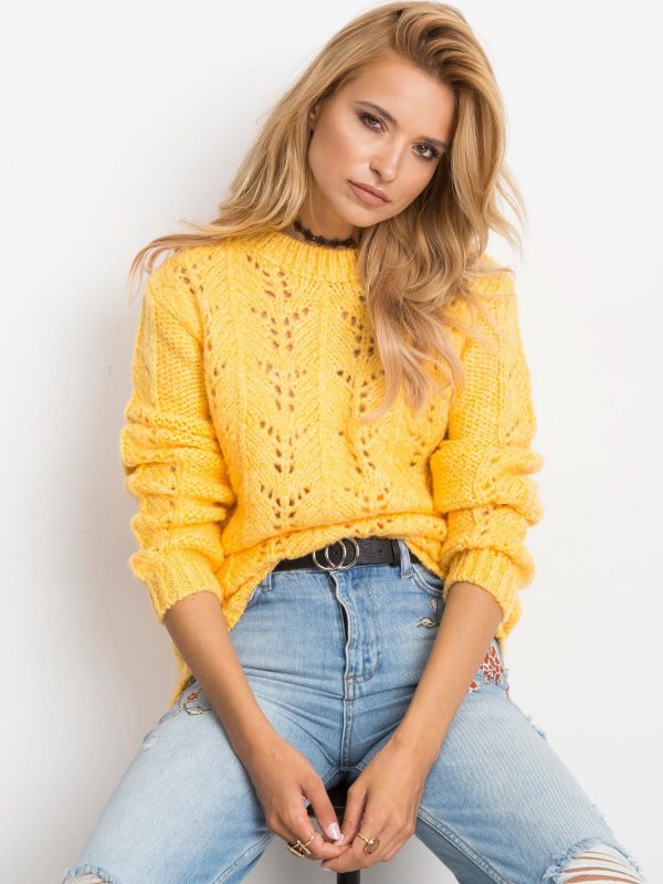 RUE PARIS Yellow Brando sweater