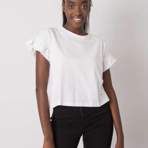 White cotton t-shirt Amiyah DO NOT KNOW ME