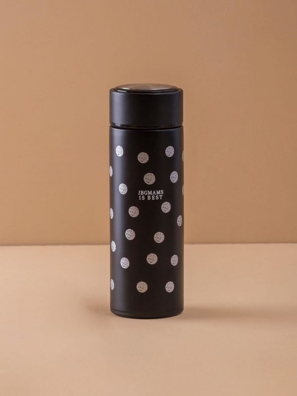 Black Stainless Steel Thermal Bottle