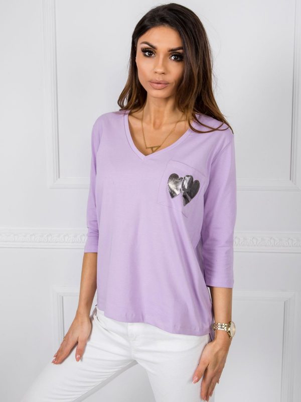 Purple blouse Natasha