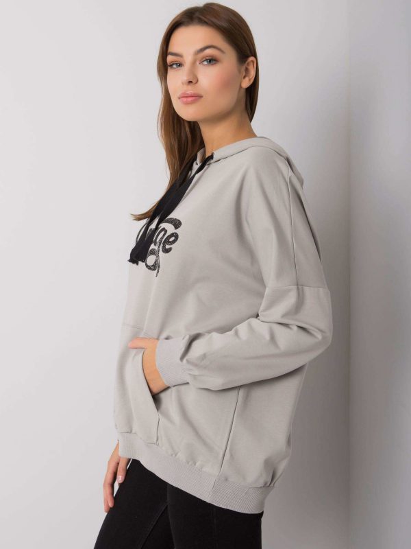 Anahita grey kangaroo sweatshirt