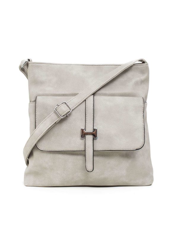 Light grey flip bag