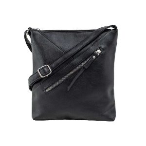 Black bag with adjustable strap