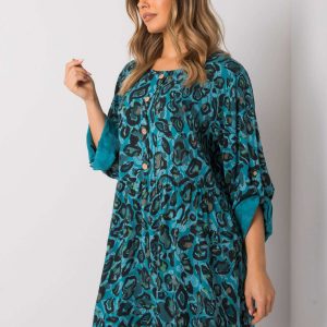 Earlene Viscose Sea Dress