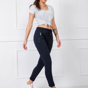 Navy Blue Bunny Pants