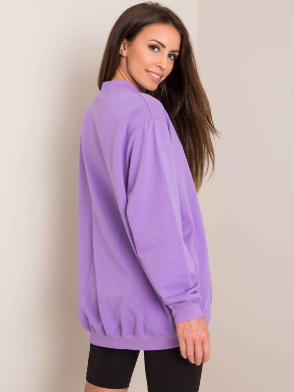 Purple Twist Sweatshirt