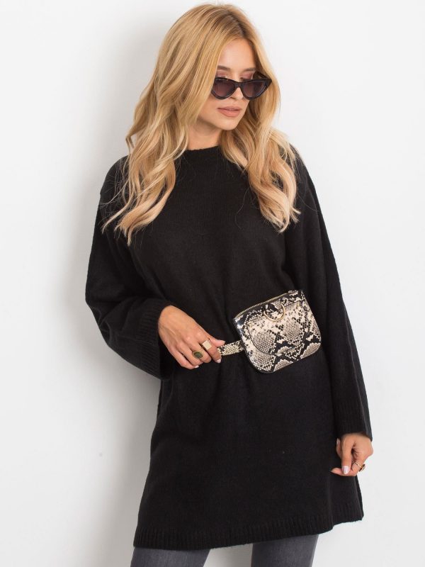 RUE PARIS Black sweater Perfect