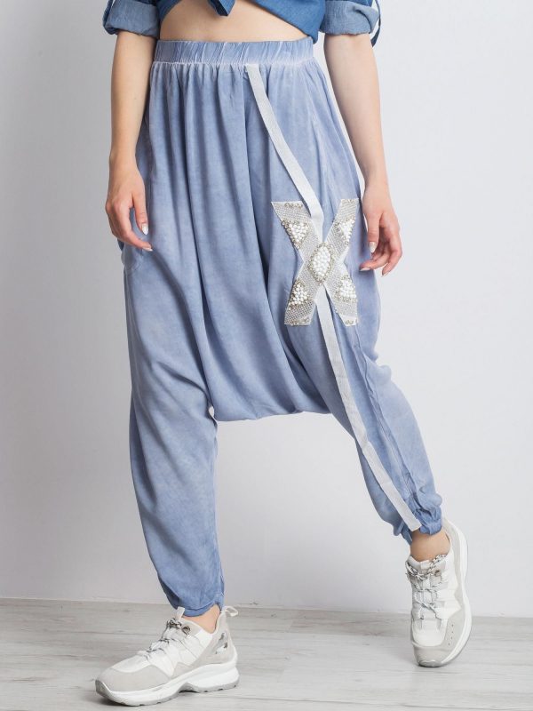 Light Blue Trance Pants