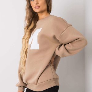 Beige cotton sweatshirt Armelle