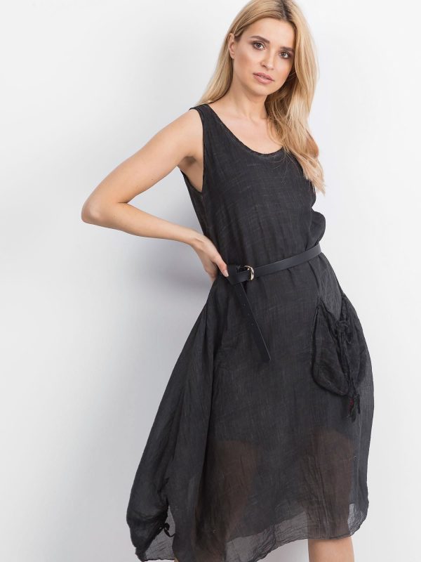 Eleyna Graphite Dress