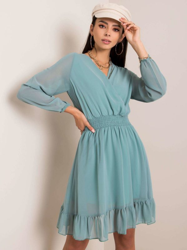 Mint dress Giovana RUE PARIS