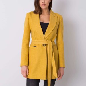 Kaylani mustard coat