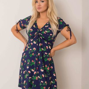 Navy Blue Plus Size Dress Dallas