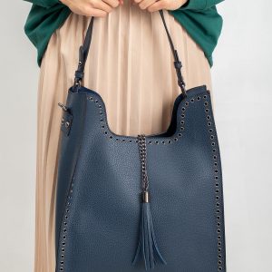 Navy Blue City Shoulder Bag