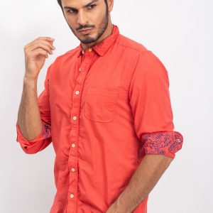 Men's Coral Unusual Shirt