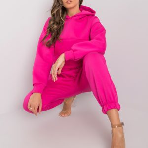 Fuchsia Cotton Sweatsuit Set Solange