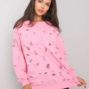 Pink Cotton Sweatshirt Catalina