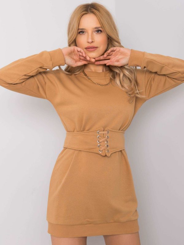 Camel dress Joyce RUE PARIS