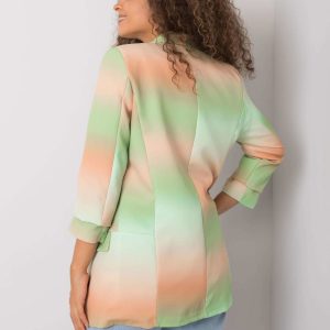 Green and beige jacket ombre Jaelynn