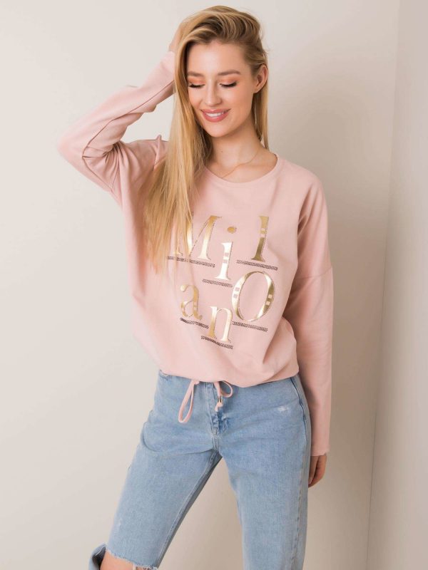 Dirty pink sweatshirt Irmina