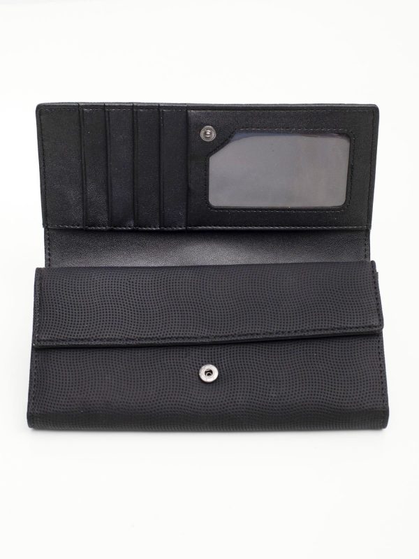 Black Women's Long Wallet