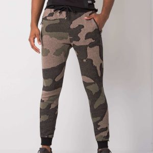 Khaki sweatpants for men Ethan