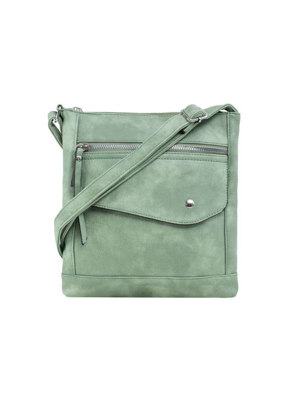 Green Women's Eco Leather Shoulder Bag