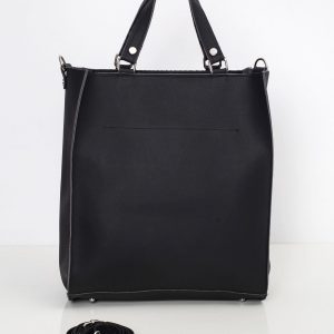 Black women's bag faux leather