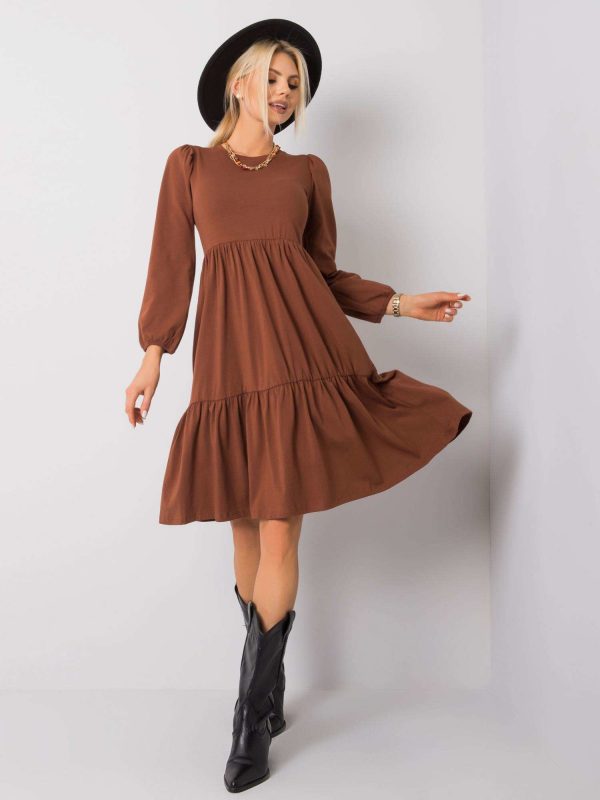 Brown dress Yonne RUE PARIS