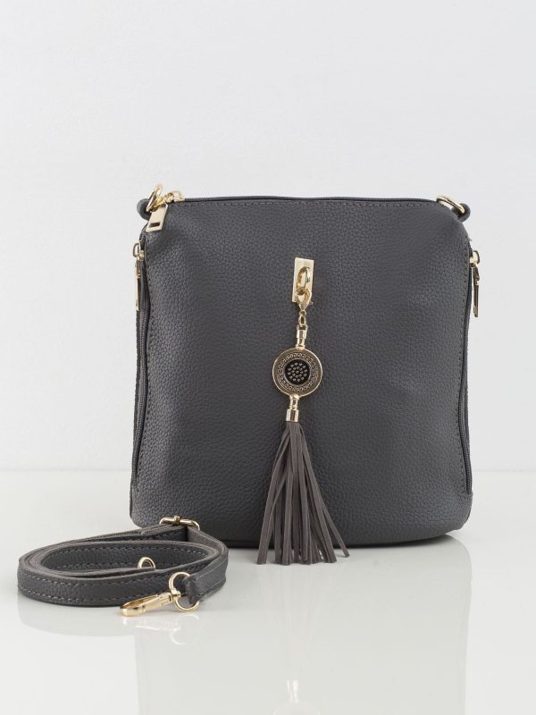 Grey Boho Messenger