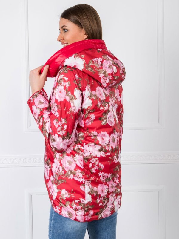 Red Elodie Reversible Jacket