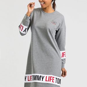 TOMMY LIFE Grey Sports Dress