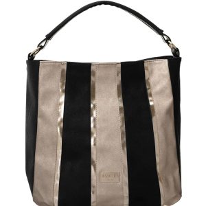 Black and gold big bag BADURA