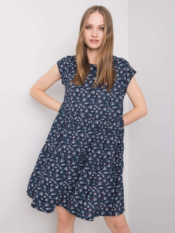 Navy blue oversize dress Eve STITCH & SOUL