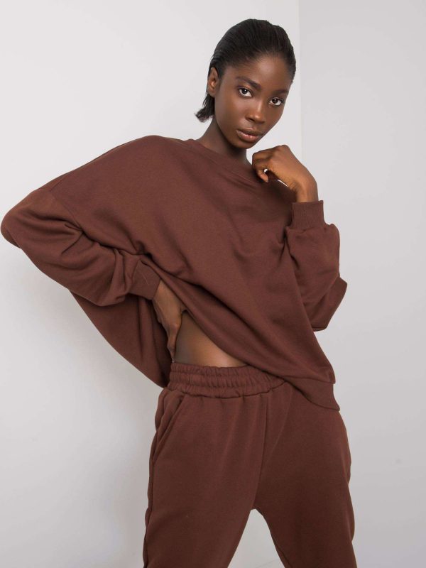 Brown sweatsuit set Amandine