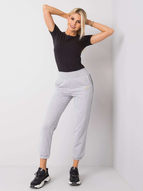 Grey-black pants Keisha FOR FITNESS