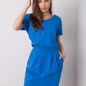 Dark blue casual dress Aimee RUE PARIS