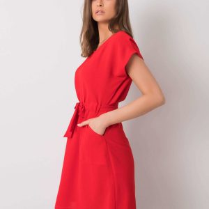 Allain's red dress