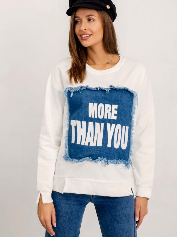 Alishia white sweatshirt