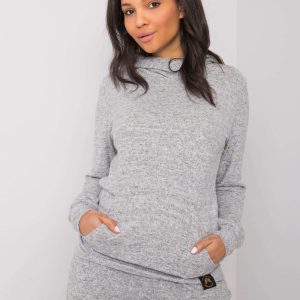 Ember Grey Melange Hoodie