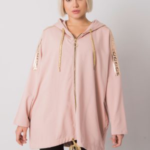 Athens Dirty Pink Zipper Sweatshirt