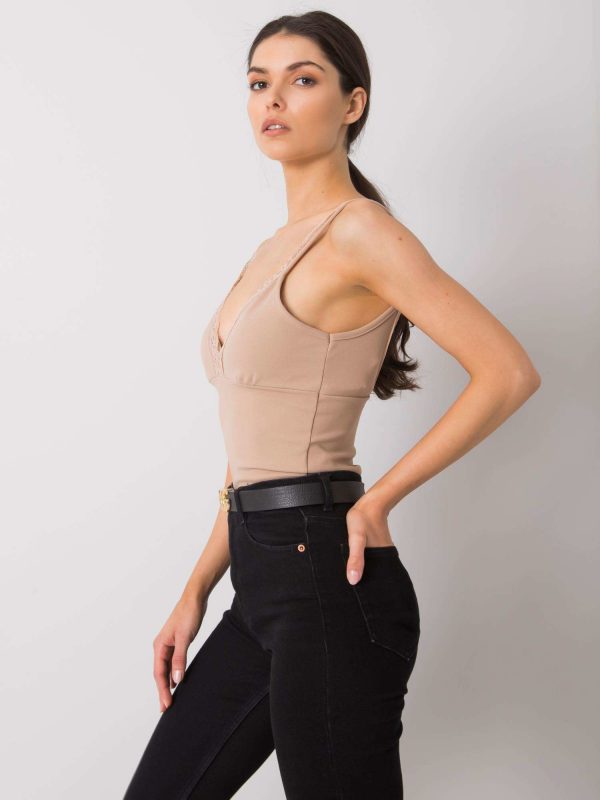 Beige short top Zemya RUE PARIS