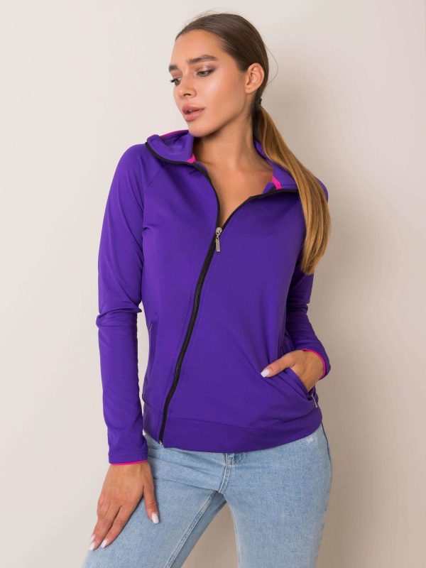 Purple sweatshirt Salomea