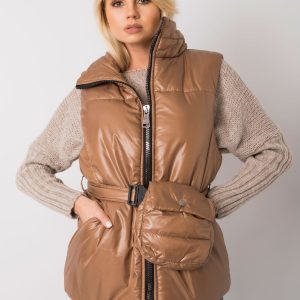 Brown Effie Down Vest